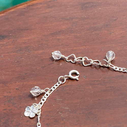 アンティーク　カーネリア銀細工ブレスレット　ー3 カーネリアン・四神獣水晶 ブレスレット ｜ 天然石通販の4976堂