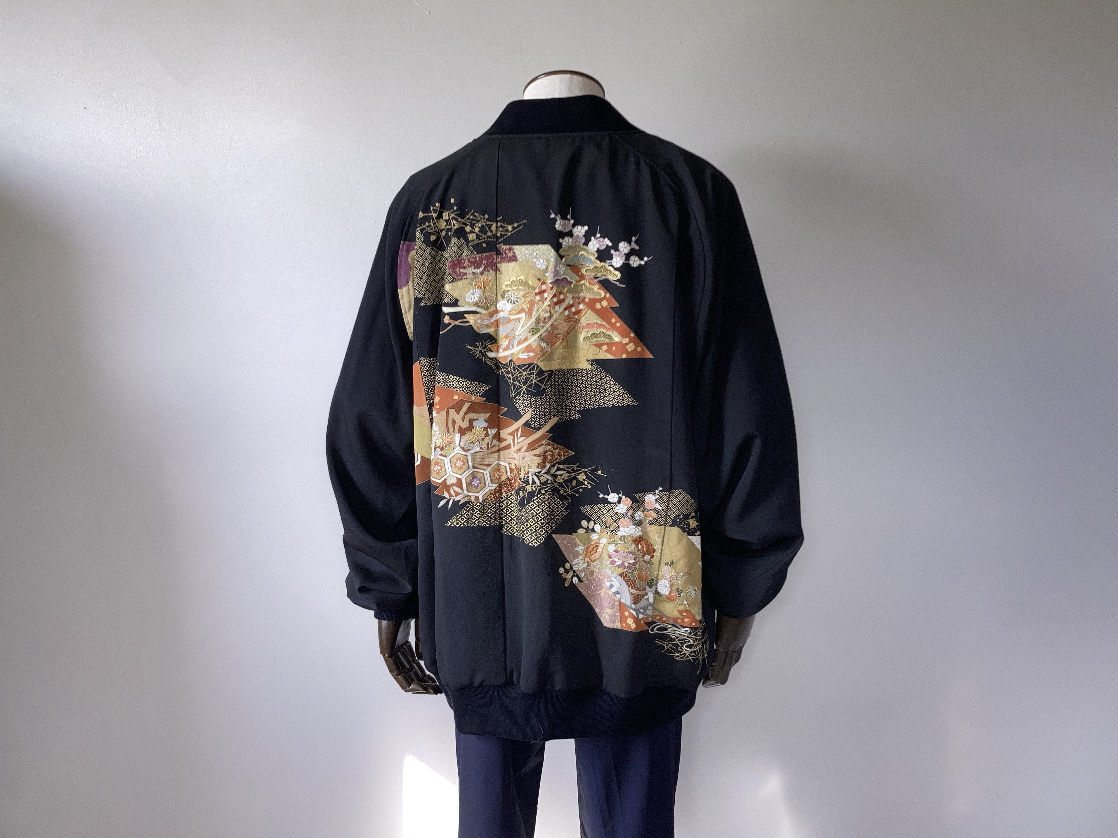 5XL, 1点物,スカジャン,父の日ギフト,おしゃれなパパに,ジャケット,プレゼント,着物リメイク,ハンドメイド