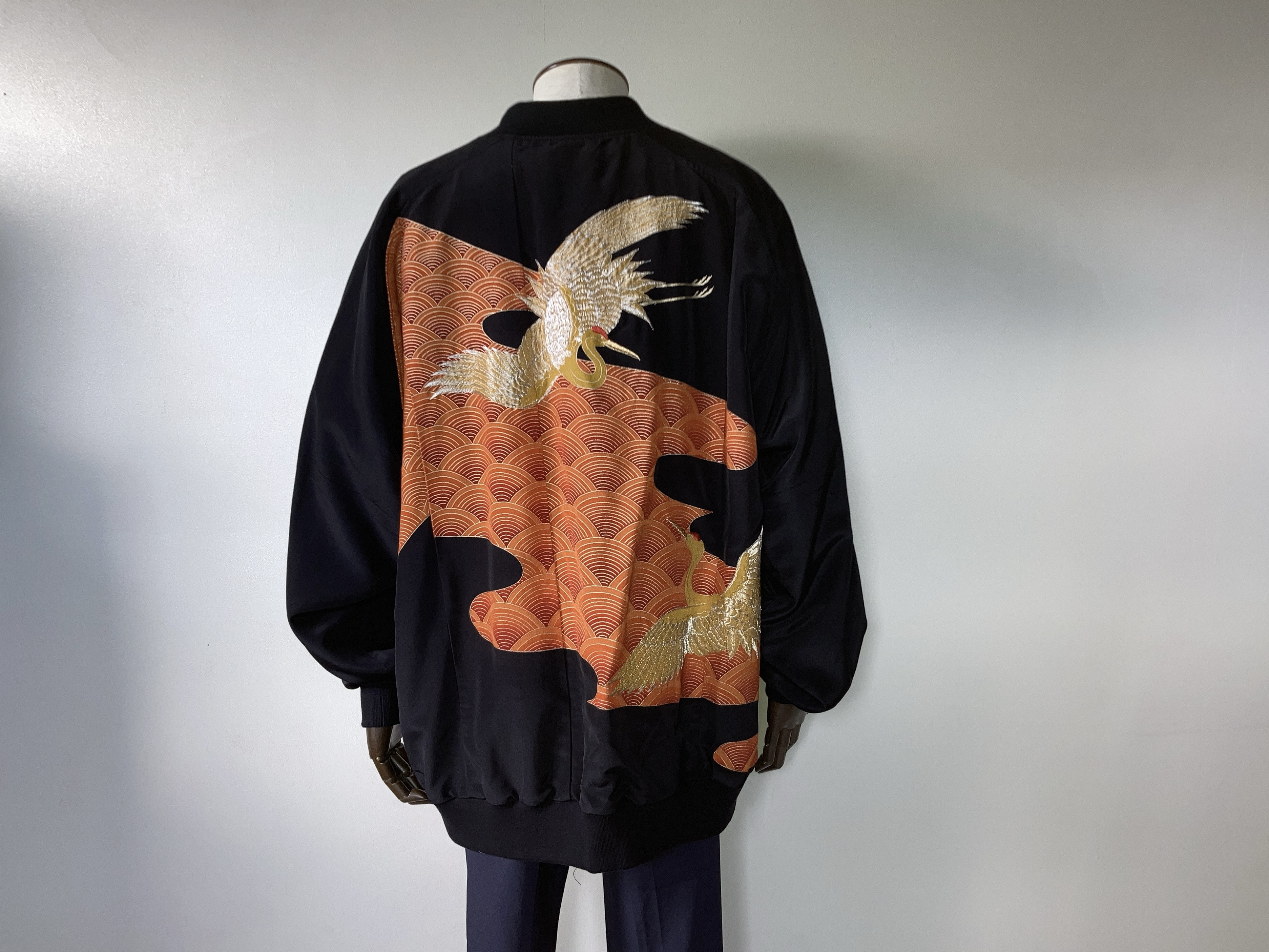 5XL, 1点物,スカジャン,父の日ギフト,おしゃれなパパに,ジャケット,プレゼント,着物リメイク,ハンドメイド