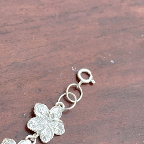 プルメリア】希少グァバクォーツのゴムブレスレット プルメリア】希少