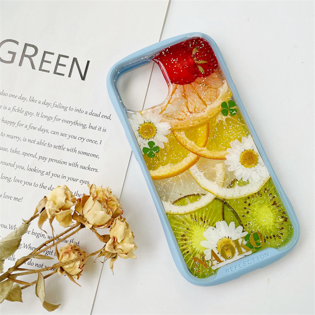 いちごiFace風押し花ケース、iPhoneのみ対応、手帳型、iPhone17、iPhone17pro、iPhone8