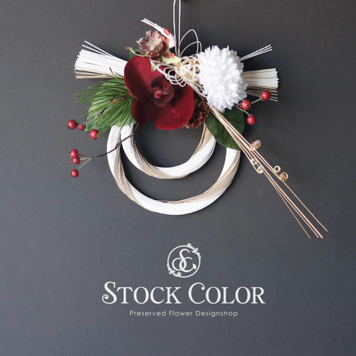 ☆特割☆≪お正月飾り・水引リース≫(S-紅) 水引 お飾り お正月 水引