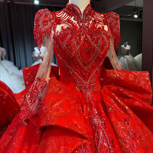 新品 背中を綺麗に見せる奢華なウェディングドレス 新品 背中を綺麗に見せる奢華なウェディングドレス