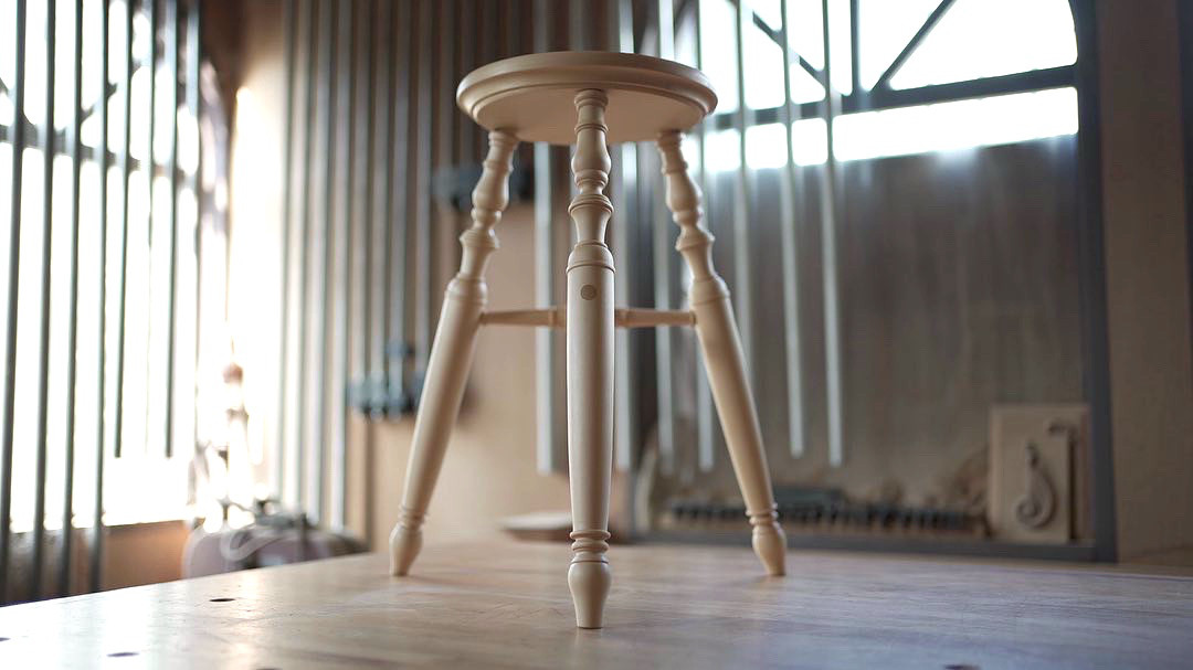 アンティーク　鏡台　スツール　セット品　 引出し７杯　ろくろ脚 三面鏡ドレッサー 輸入家具 猫脚 ブラウン おしゃれ