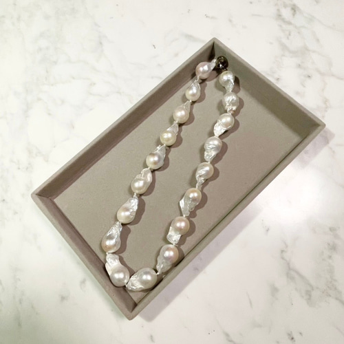 ち*え様 バロック真珠　大玉　超美品　ネックレス　パール 本真珠 大玉 バロックパールネックレス ネックレス・ペンダント