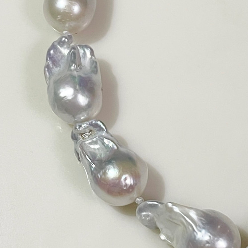 ち*え様 バロック真珠　大玉　超美品　ネックレス　パール 楽天市場】【WEB限定】《Unique+》 淡水真珠 ロングネックレス