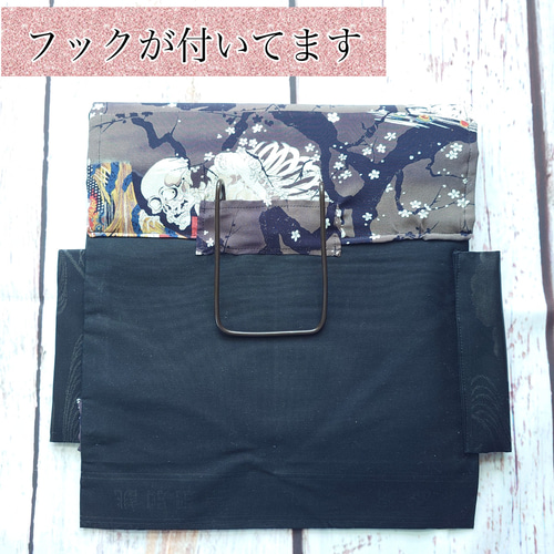 ob164 フック付き ワンタッチ二部式作り帯 一重太鼓結び