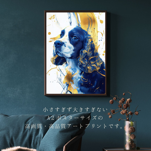 青と金 - アメリカンコッカースパニエル犬 No.1】アメコカ・ゴールド