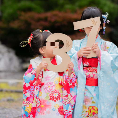 早割】 3点セット 27cm ビックナンバー 753 七五三 撮影小物 前撮り