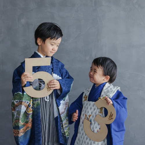 送料込】おまとめ割有 単品販売 七五三 753 ビックナンバー レター