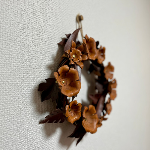 レザー アンティークリース ハイビスカス リース LAKIMAKANA 通販