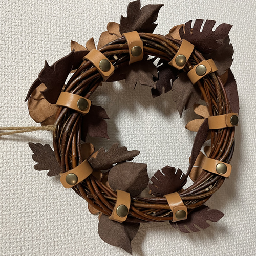 レザー アンティークリース ハイビスカス リース LAKIMAKANA 通販