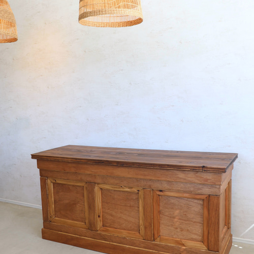 折畳みアンティークレジカウンター 折たたみテーブル 商品ディスプレイ