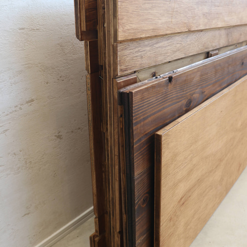 折畳みアンティークレジカウンター 折たたみテーブル 商品ディスプレイ