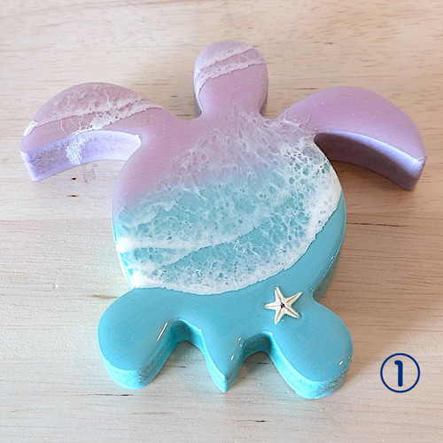 ホヌ オーシャンアート 海アート ハワイ 波 インテリア インテリア小物 楽天市場】Leaf Edgez Ocean Resin art（オーシャンレジンアート