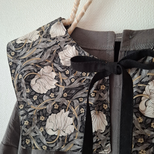 ウィリアム・モリス ピンパネル ワンピース つけ襟 フォーマル