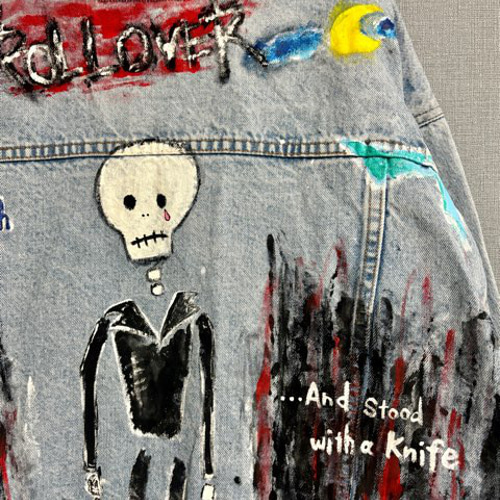 リメイク ペイント デニム ジャケット SW3-5 ジャケット Miharu