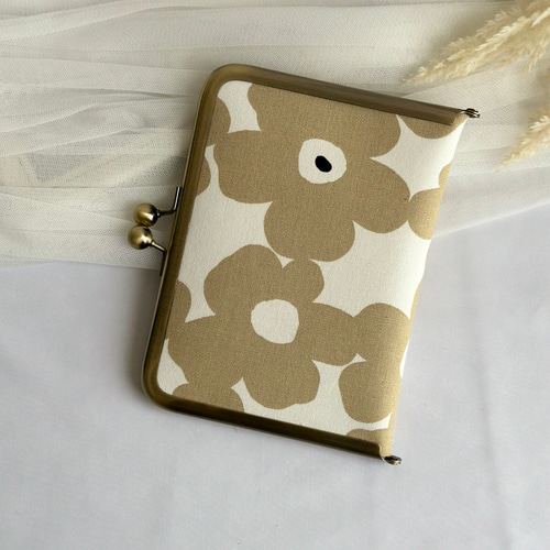 スッと！カチッと！ 母子手帳ケース がま口 コンパクト スリム Sサイズ