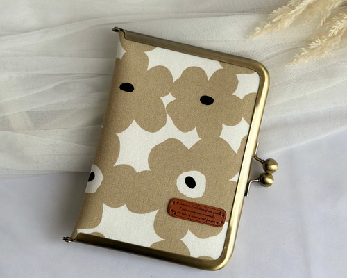 スッと！カチッと！ 母子手帳ケース がま口 コンパクト スリム Sサイズ