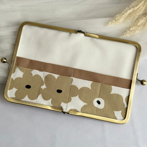 スッと！カチッと！ 母子手帳ケース がま口 コンパクト スリム Sサイズ