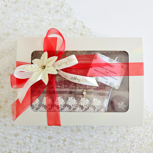 ホリデーボックス／華やかツイードのポーチセット ポーチ ミレポワール