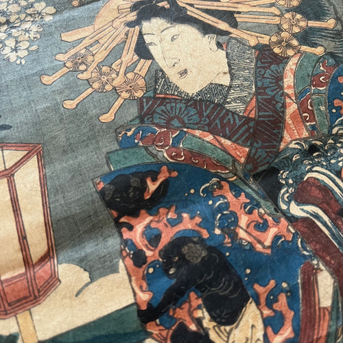 江戸期春画 喜多川歌麿「花魁美人画」真作 錦絵 浮世絵 和本 艶
