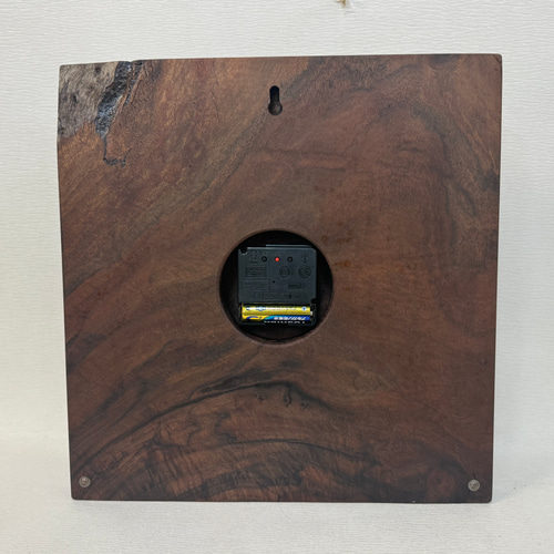 木の時計＜クラロウォールナット＞ 壁掛け電波時計 wnc-1151 掛け時計