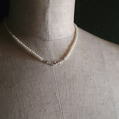 【週末限定値下げ】ジェイパール　ぺパンネックレス　エメラルド L.H.P ネックレス flan/フラン/「L.H.P Customizing Order