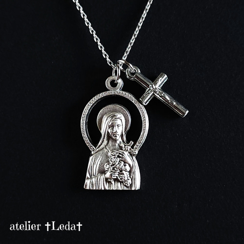 ☆リジューの聖テレーズ（聖テレジア）メダイネックレス☆ Thérèse de