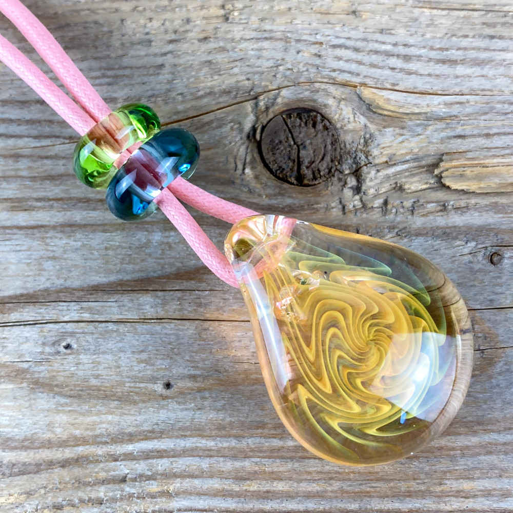 wig-wag Pendant ボロシリケイトガラス ペンダント WITF49