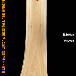 栗 C227-2 一枚板 乾燥材 棚板 カウンター テーブル DIY 耳付 天板