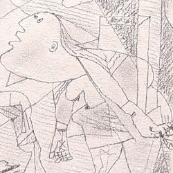 かなり大きなピカソの原画 鉛筆画 かなり大きなピカソの原画 鉛筆画 - メルカリ