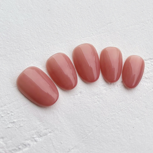 ネイルチップ・付け爪 peach Peach pinkネイルチップセット【ネイルチップオーダー】 ネイル