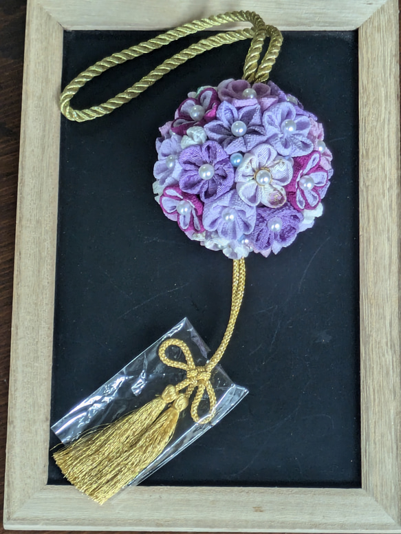 つまみ細工ボールブーケ 七五三 和装 振袖 ♪♪ [作品No210] その他