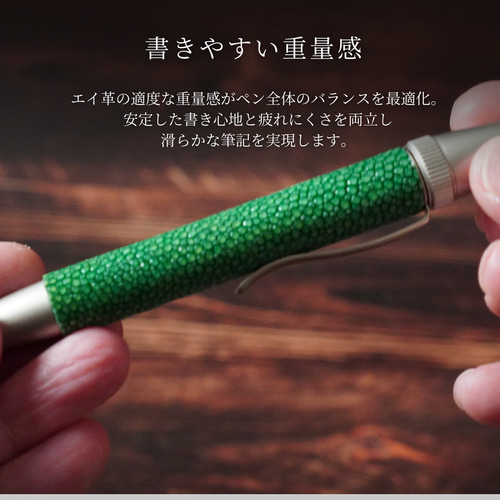 エイ革のボールペン (オレンジ) エイ革のボールペン (オレンジ) 筆記具