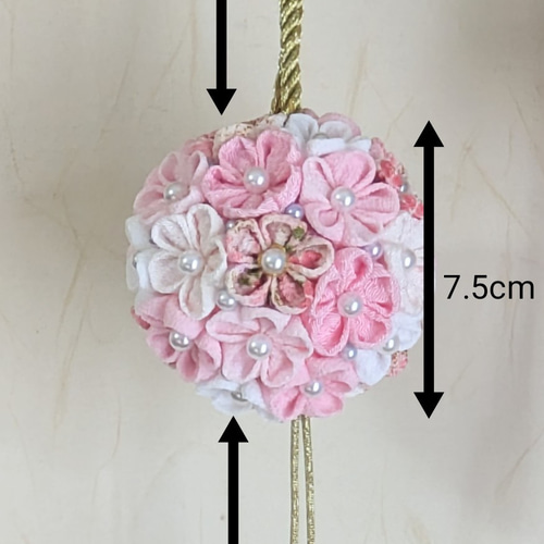 つまみ細工ボールブーケ 七五三 和装 振袖 ♪♪ [作品No209] その他
