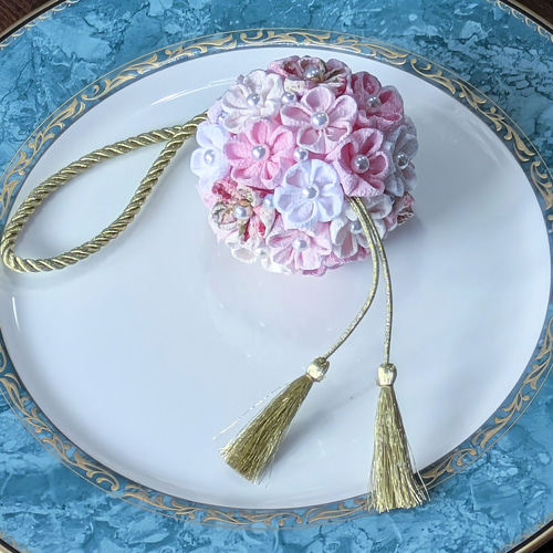 つまみ細工ボールブーケ 七五三 和装 振袖 ♪♪ [作品No209] その他