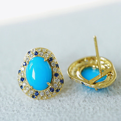 眠り姫」K18ゴールド 成功・繁栄・健やかな体・旅の安全 12月の誕生石  