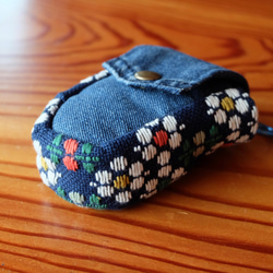 Kogin 豎款無線耳機盒 [刺繡 ☺︎刺子繡] 牛仔布改造 ☺︎ 高爾夫球盒 ⌘接受預訂⌘ 第17張的照片