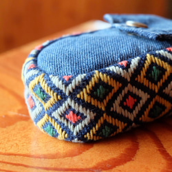 Kogin 豎款無線耳機盒 [刺繡 ☺︎刺子繡] 牛仔布改造 ☺︎ 高爾夫球盒 ⌘接受預訂⌘ 第10張的照片