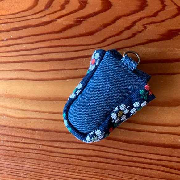 Kogin 豎款無線耳機盒 [刺繡 ☺︎刺子繡] 牛仔布改造 ☺︎ 高爾夫球盒 ⌘接受預訂⌘ 第12張的照片