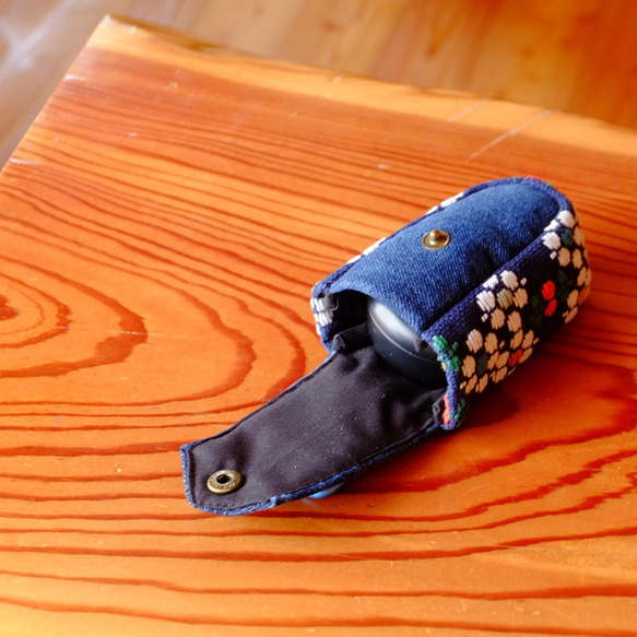 Kogin 豎款無線耳機盒 [刺繡 ☺︎刺子繡] 牛仔布改造 ☺︎ 高爾夫球盒 ⌘接受預訂⌘ 第13張的照片