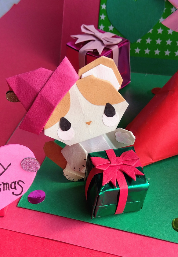ハチワレ猫ちゃんのクリスマス 　 5枚目の画像