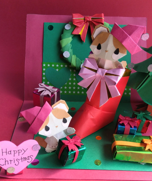 ハチワレ猫ちゃんのクリスマス 　 2枚目の画像