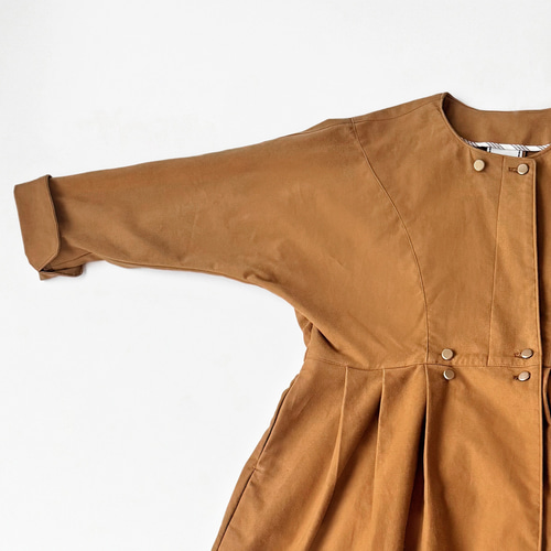 ドルマン袖 ロングコート 春コート オケージョン コートワンピース