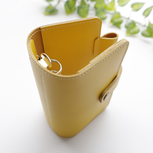 自分らしさを彩る～ ✻ ミニ6 ✻ 牛革 ベルト式 ミニ6穴システム手帳