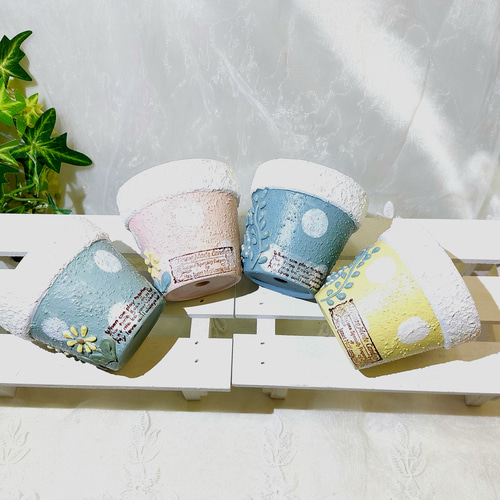 リメ鉢♡リメイク鉢♡ハンドメイド