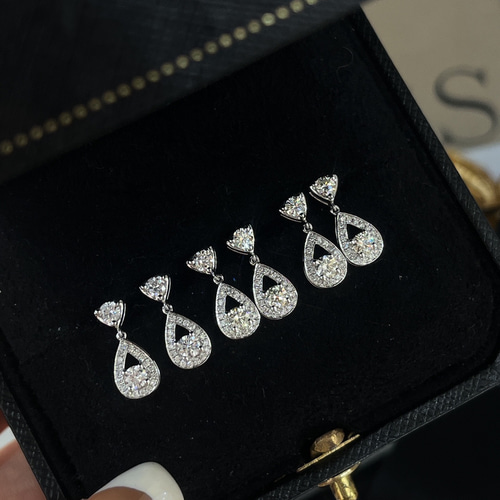 天然ダイヤモンドピアス0.48ct k18 ピアス（スタッド・一粒） パール 