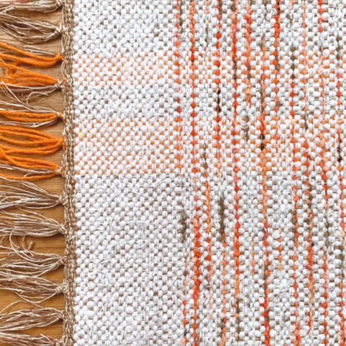 さき織 テーブルセンター6枚セット ハンドメイド 【公式通販】