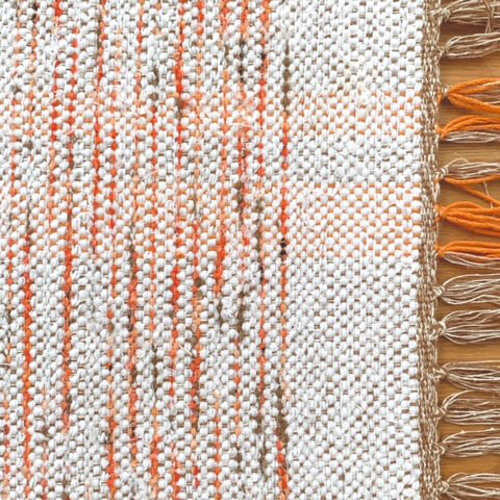さき織　テーブルセンター6枚セット　ハンドメイド 裂き織りのテーブルセンター | iichi 日々の暮らしを心地よく